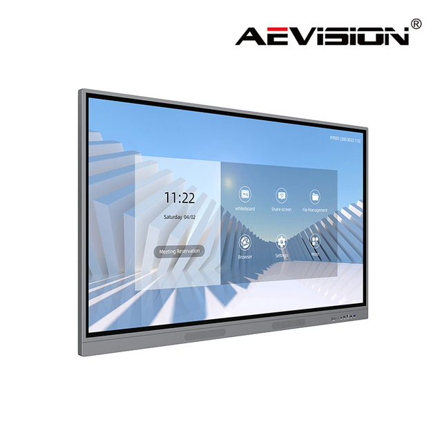 55'' LED interactive touch panel front view