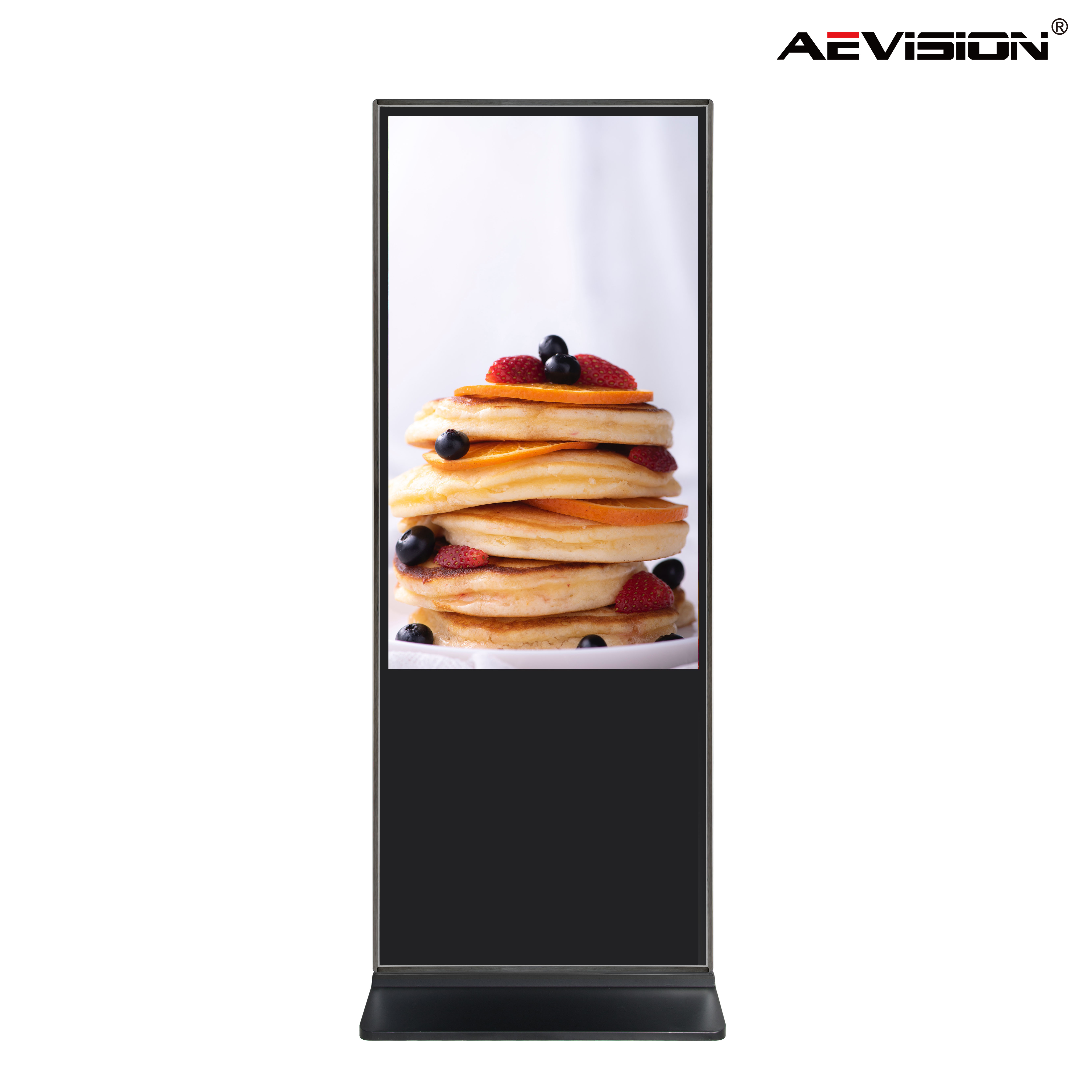 75/85 Inch Vertical Advertising Display Can Be Customized with Touch Screen, with Intelligent System