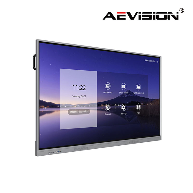 98'' LED interactive touch panel front view