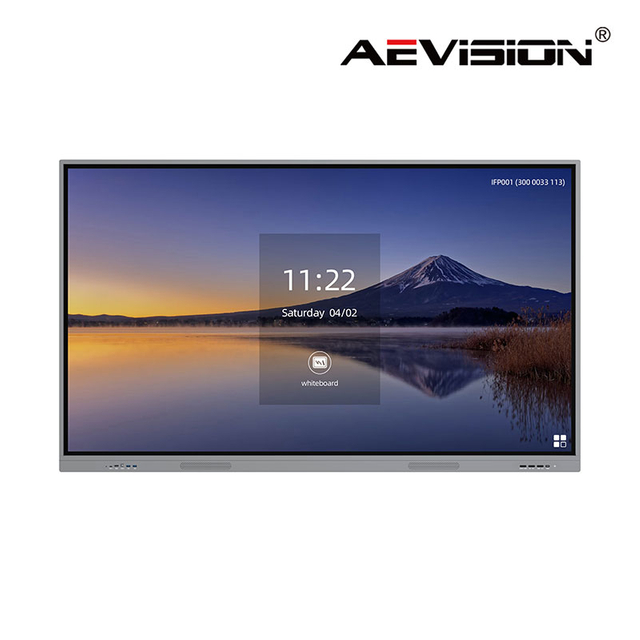 86'' LED interactive touch panel front view