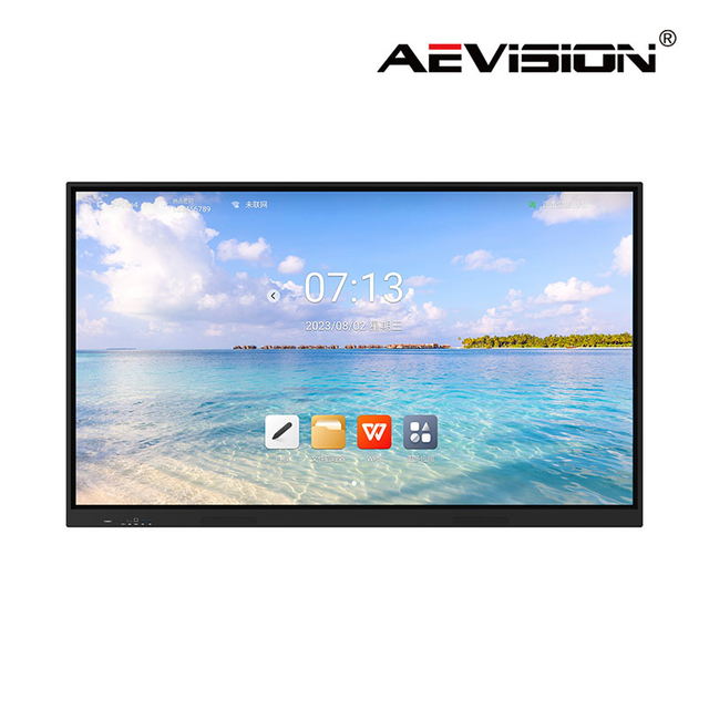 85'' LED interactive touch panel front view