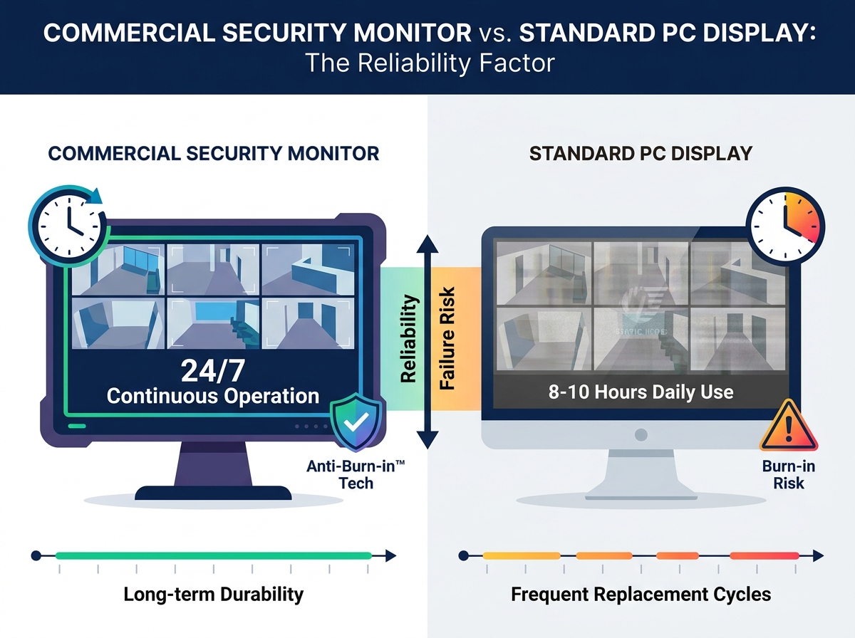 CCTV Monitor Screen Matrix Setup