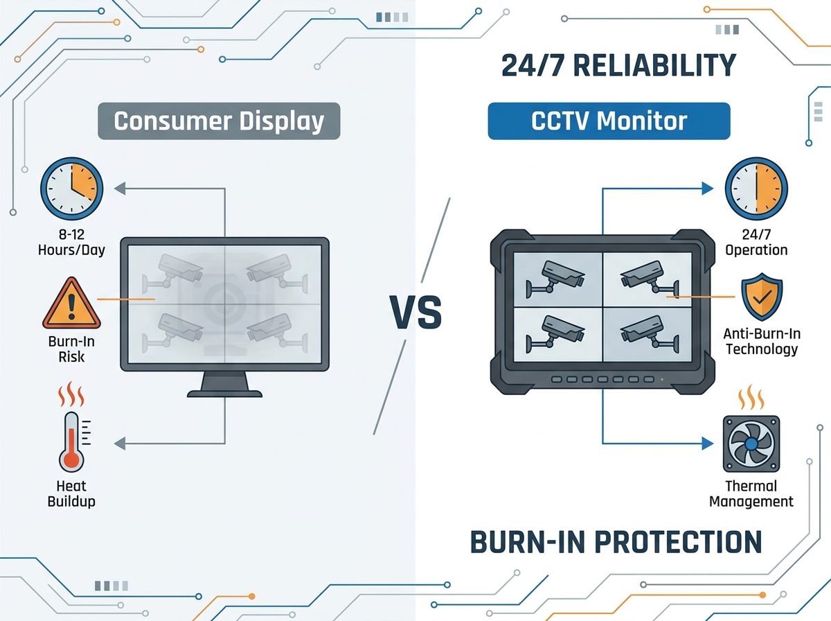 Professional surveillance control room showing multiple security displays